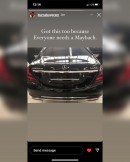 Burna Boy's Mercedes-Maybach S-Class