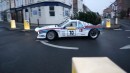 Lancia 037 Martini Racing with a Christmas tree on its roof