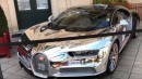 Chrome Bugatti Chiron