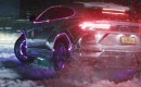 Chrome Lamborghini Urus Does Snow Donuts, Looks Amusing