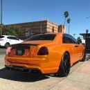 Chrome Orange Rolls-Royce Ghost