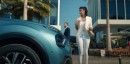 An ad for the CitroenC4 has been pulled because it showed a man taking a woman's photo without her permission