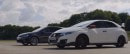Civic Type R vs Golf GTI Clubsport S Standing Mile Drag Race