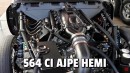 1966 Chevrolet Chevelle 564ci Hemi ProCharger V8 drags blown Camaro on Race Your Ride