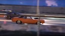 Plymouth Barracuda, Tesla Model S Plaid Drag Racing