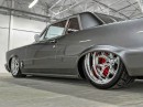 Pontiac GTO slammed restomod rendering by personalizatuauto
