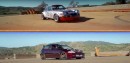 Classic Porsche 911 Races Tuned Honda Civic, Two Turbos Are Better Than One