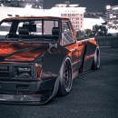 Classic Toyota Pickup Virtual Drift Truck Is All-Carbon