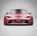 Mazda MX-5 Miata rendering by pistonzero