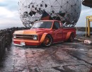 Clean-Slammed Widebody Chevy C10 rendering by rostislav_prokop