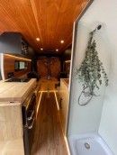 Woman turns 2019 Ford Transit into a tiny home on wheels