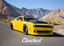 Clinched Dodge Challenger Hellcat Is a Widebody  Carbon Banana
