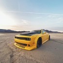 Clinched Dodge Challenger Hellcat Is a Widebody  Carbon Banana