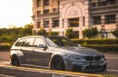 Clinched E31 BMW M3 Wagon "Grey Candy" Is Widebody Madness