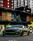 Clinched Widebody Mustang "Dapper Grinch" Is Bolt-On Madness