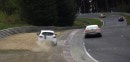Renault Clio RS Nurburgring near crash