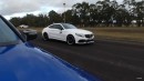 Mercedes-AMG C63 S vs. BMW M3 Competition drag and street races by Motor
