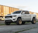Ram 1500 TRX with compound boost on ANRKY 22s
