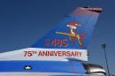 F-16 Fighting Falcon painted in honor of Joe Foss
