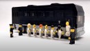 LuxuryBricks custom LEGO prison bus