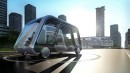 The Autonomous Travel Suite is a hotel room that doubles as driverless means of transport