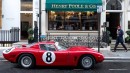 Cars on display at Concours on Savile Row