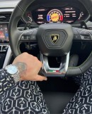 McGregor Driving His Lamborghini Huracan