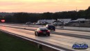 Dodge Challenger SRT Demon drags BMW, 911 Turbo, Charger on DRACS