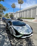 Lamborghini Sian FKP 37 and Centenario spotted in Beverly Hills by hypercarhooligan on Instagram