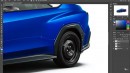 Subaru BRZ WRX Origami rendering by theottle