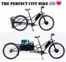 The Convercycle bike has expandable frame and drivetrain, switches between city and cargo bike