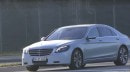 Convoy of 2018 S-Class Prototypes Wears Only Minimal Camouflage