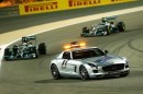 Mercedes-Benz SLS AMG Safety Car, Lewis Hamilton and Nico Rosberg