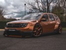 Copper Dacia Duster With Widebody Kit Looks Almost Real and Ready to Race