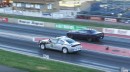 Dodge Hellcat Police Cruiser Drag Race
