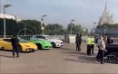 Supercar rally in Moscow halted by police, cars impounded and owners arrested