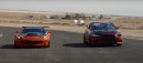 Corvette C7 Z06 Challenges Evo X to a Time Attack Session, Can Only End One Way
