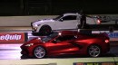 Corvette C8 takes on a Shelby GT500 over a quarter mile