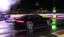 Corvette C8 Stingray takes on a Porsche 911 Carrera over a quarter mile
