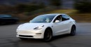 Tesla Model 3 Drifting