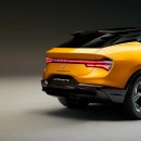 Corvette EV SUV rendering by KDesign AG