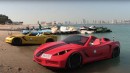 Aquaride Qatar's Corvette-Inspired "Jet Car"