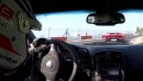 Chevrolet Corvette Z06 Chases Lamborghini Huracan Performante Ring Taxi