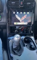 Corvette Z06 iPad dash