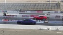 Hellcat Drag Races Corvette