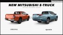 Mitsubishi E-Truck rendering by Digimods DESIGN