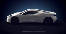 C8 Corvette rendering