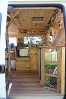 2010 Renault Master van converted into mobile home using recycled materials