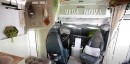 Couple turns shuttle bus into a tiny home on wheels