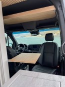 Couple turns Sprinter van into a modern tiny home on wheels